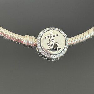 Pandora Holland Windmill Dangle Charm Travel Pendant